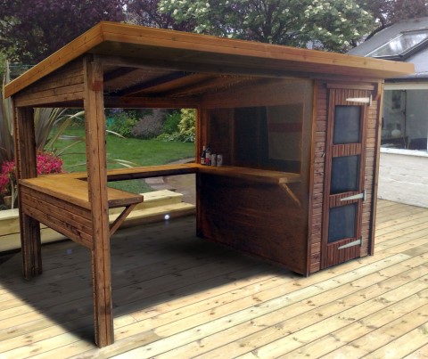 shed king based in liverpool merseyside timber smoking shelter 