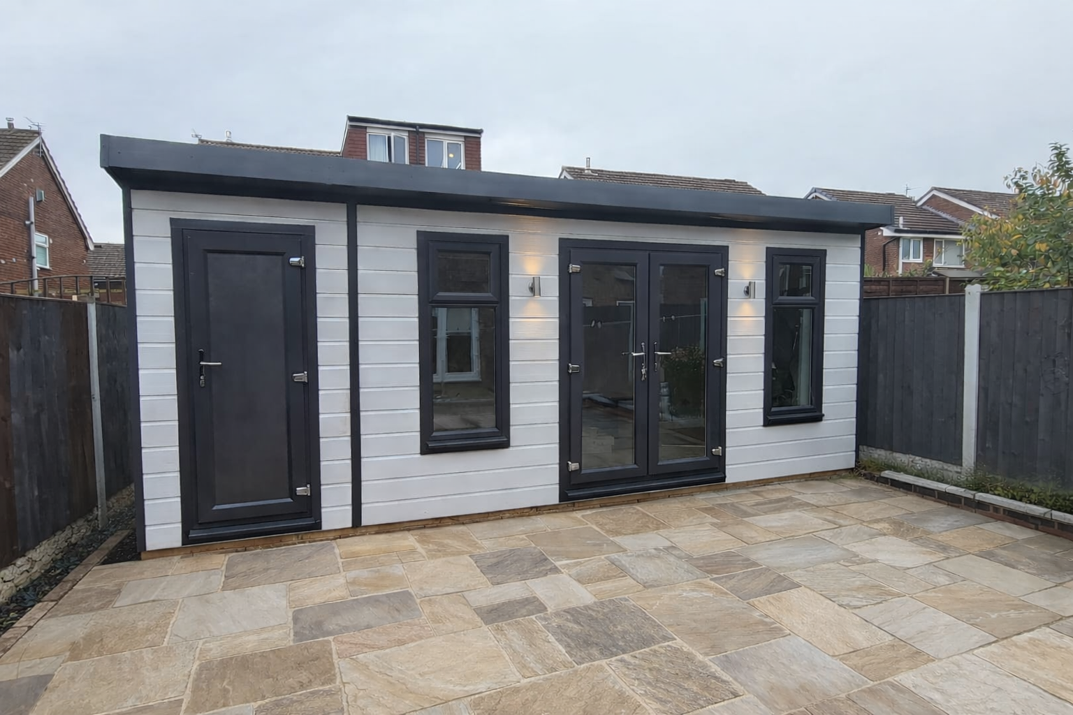 The manor with utility shed