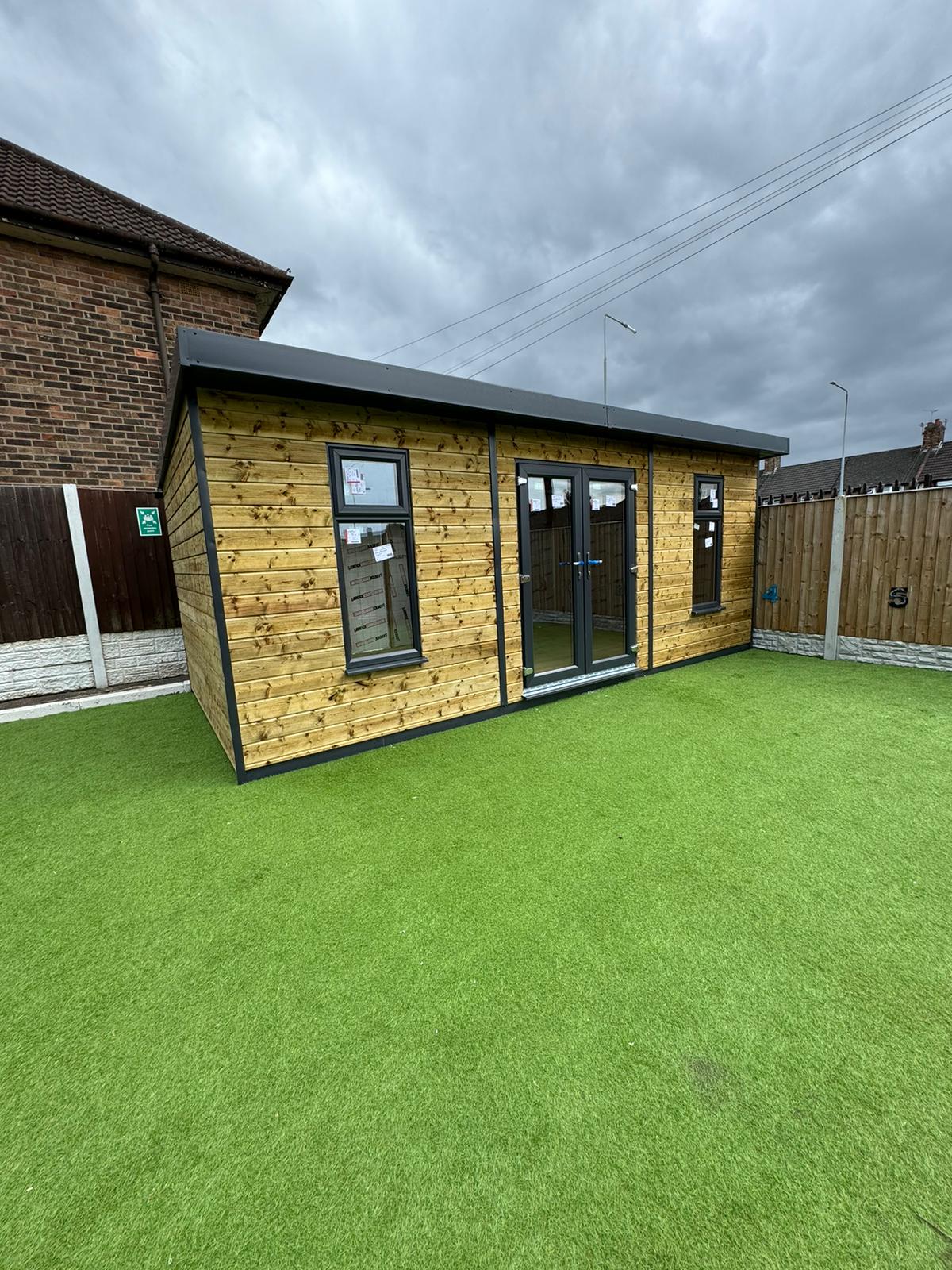 Tan green finish example 2