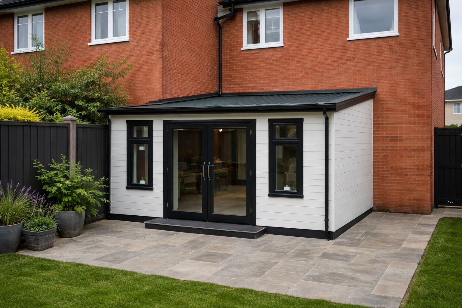 The manor lean-to garden room