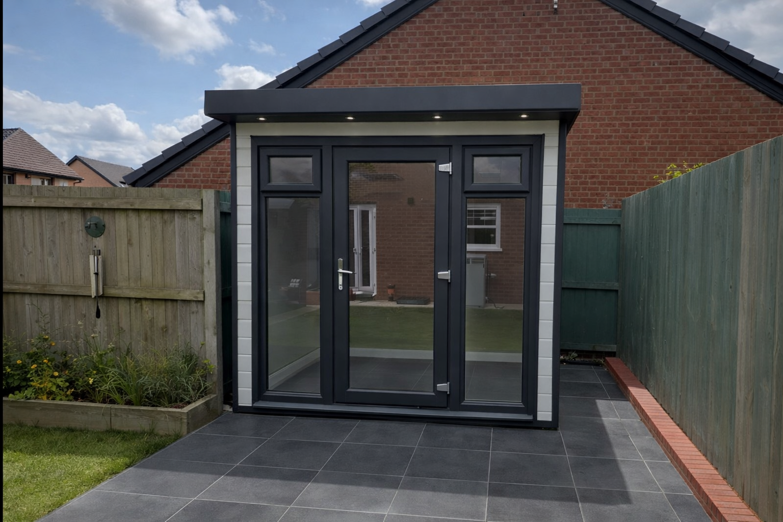 The exclusive garden room